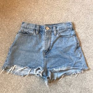 Urban Outfitters High-Waisted Jean Shorts